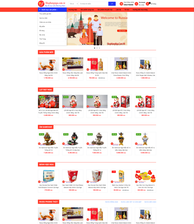 Tạp hóa hàng Nga